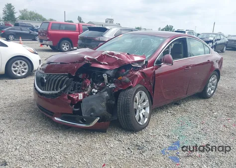 2016 Buick Regal Turbo из США, поврежденный, VIN 2G4GK5EX8G9117039